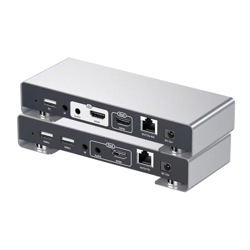200m HDMI KVM Over Ethernet with IR and Loop-Out
