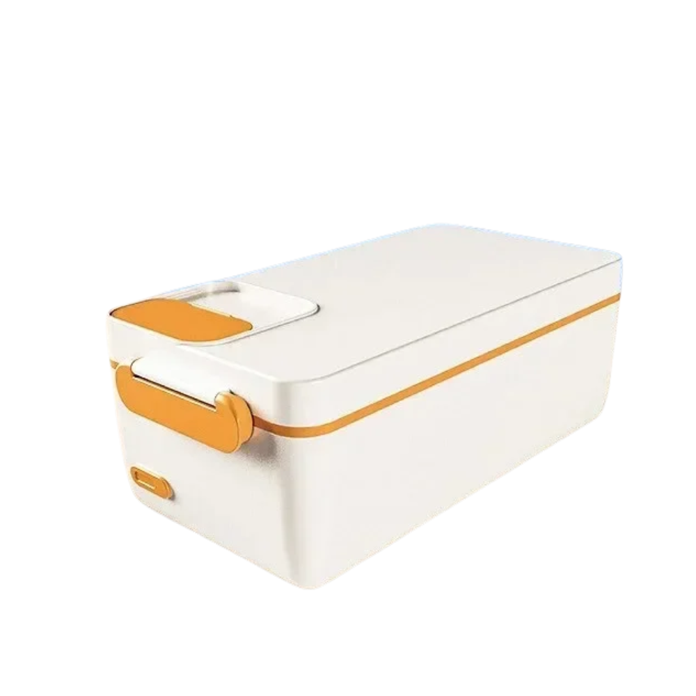 1L Portable Rechargeable Electric Lunch Box with USB Heating for Work and Travel