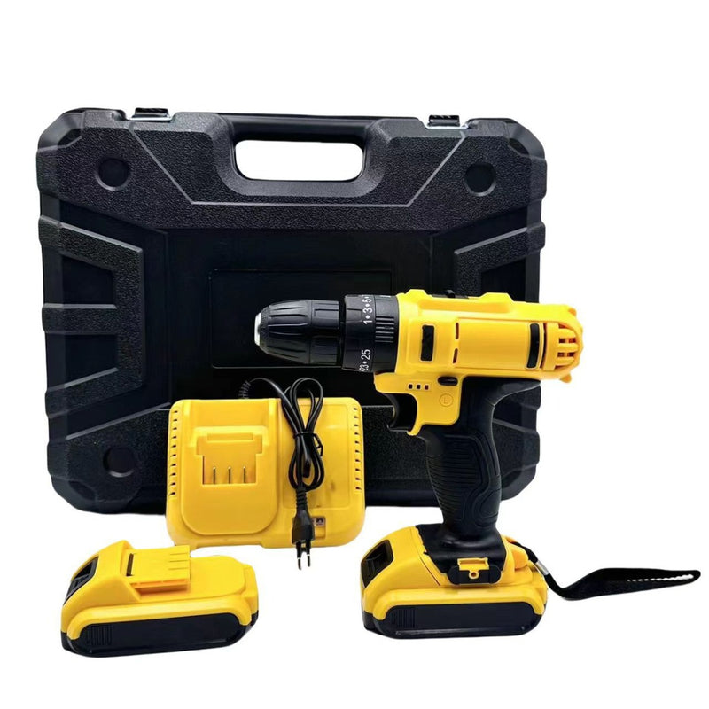 21V Cordless Drill & Screwdriver Kit with Rechargeable Battery for Home DIY