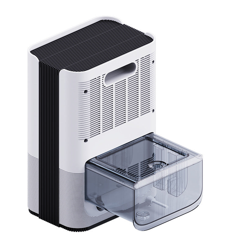 Compact 2L Electric Dehumidifier with Humidity Control for Bedroom and Office