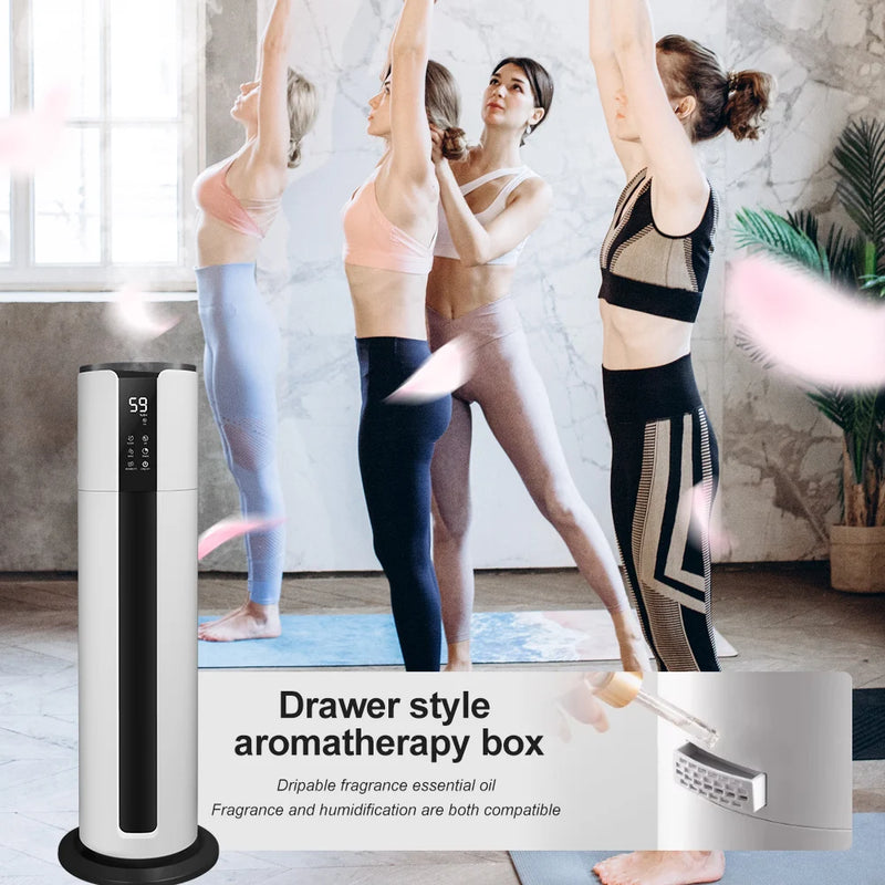 Portable 9L Ultrasonic Humidifier with Fine Mist for Home Office and Hotel Use
