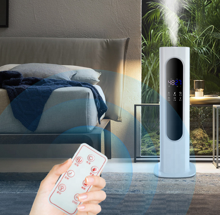 8L Digital Ultrasonic Humidifier with Top Fill, Remote and App Control