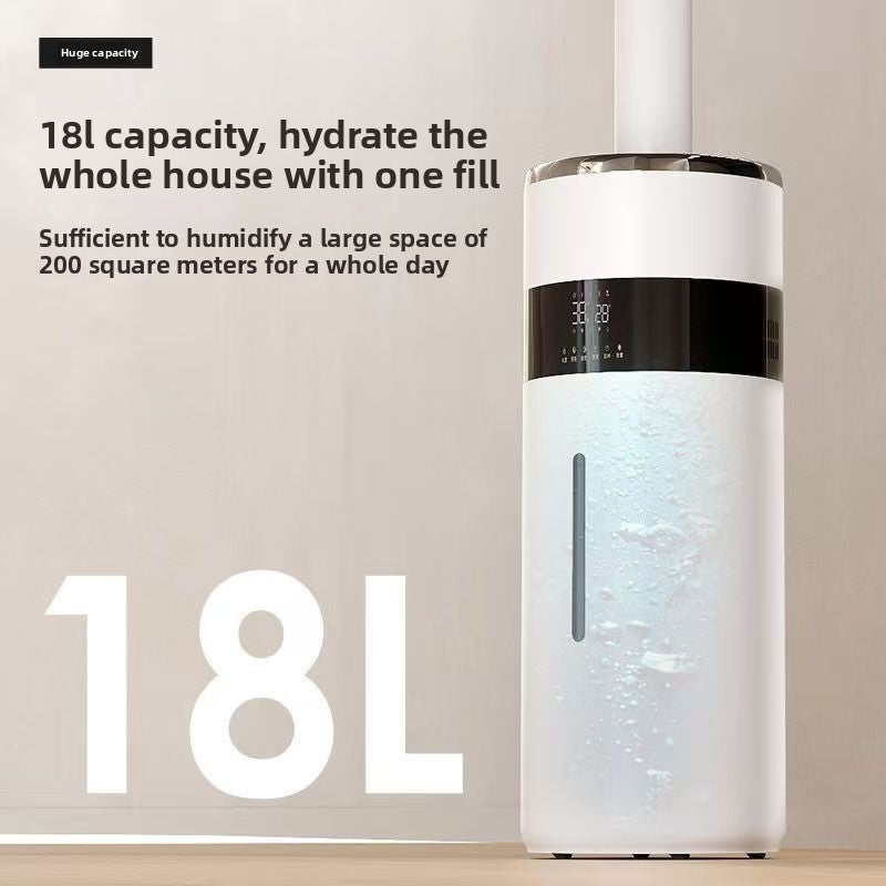 Large Capacity 10L+ Ultrasonic Humidifier with Manual Controls for Home