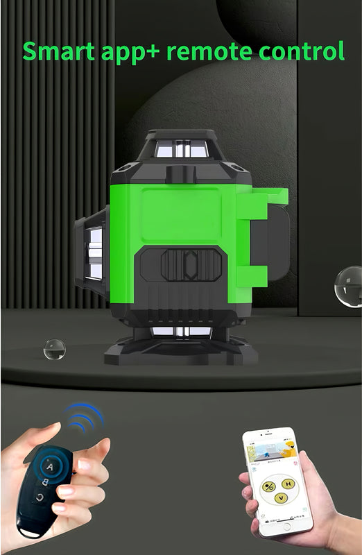 Portable Green Laser Level with 8/12/16 Lines and Automatic Self-Levelling