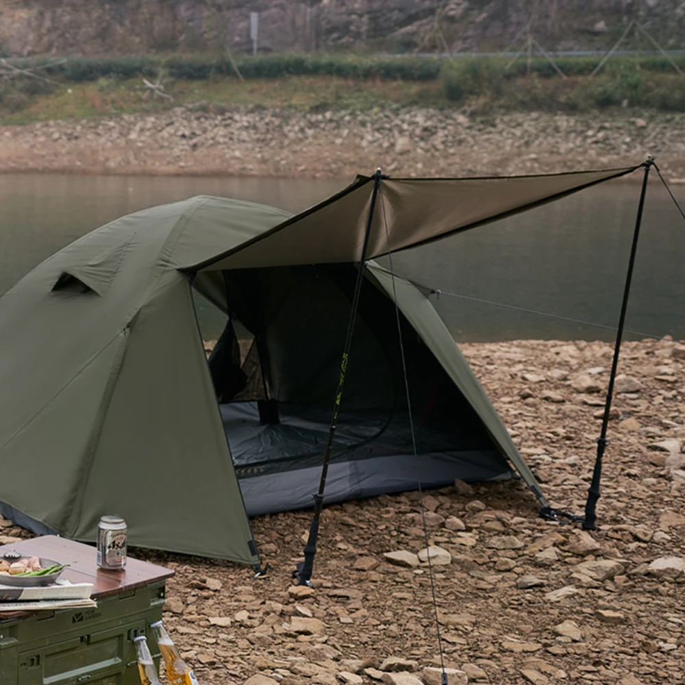 1-2 Person Waterproof Camping Tent with Sun Protection and Easy Setup