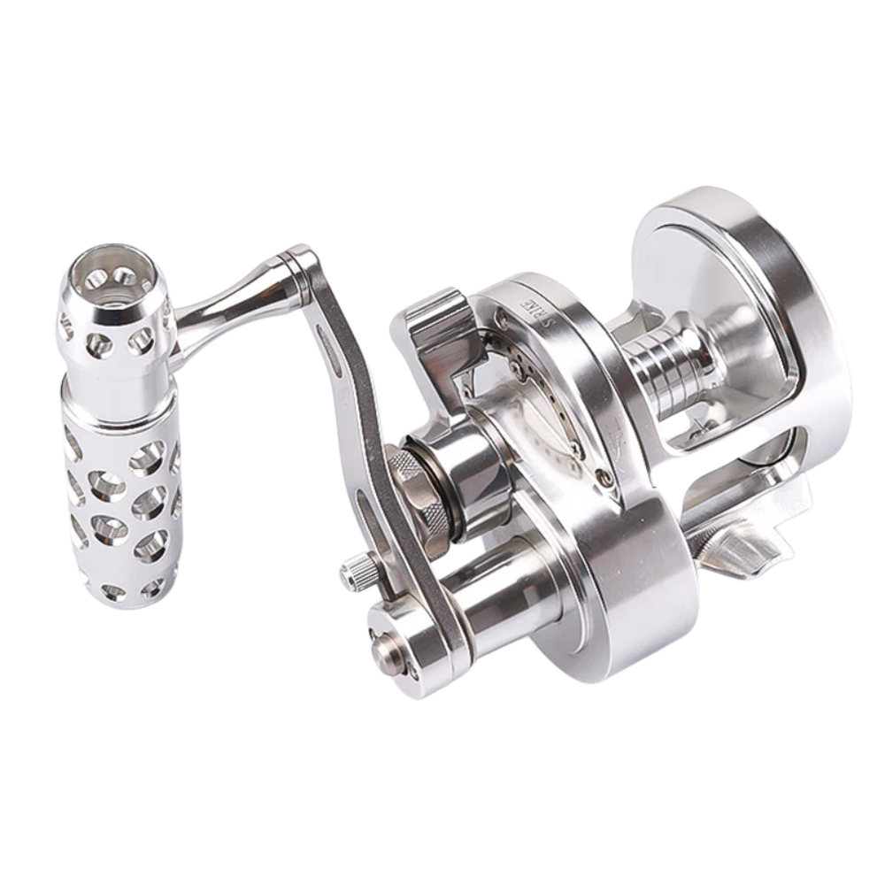 2-Speed Lever Drag Saltwater Fishing Reel Right Hand