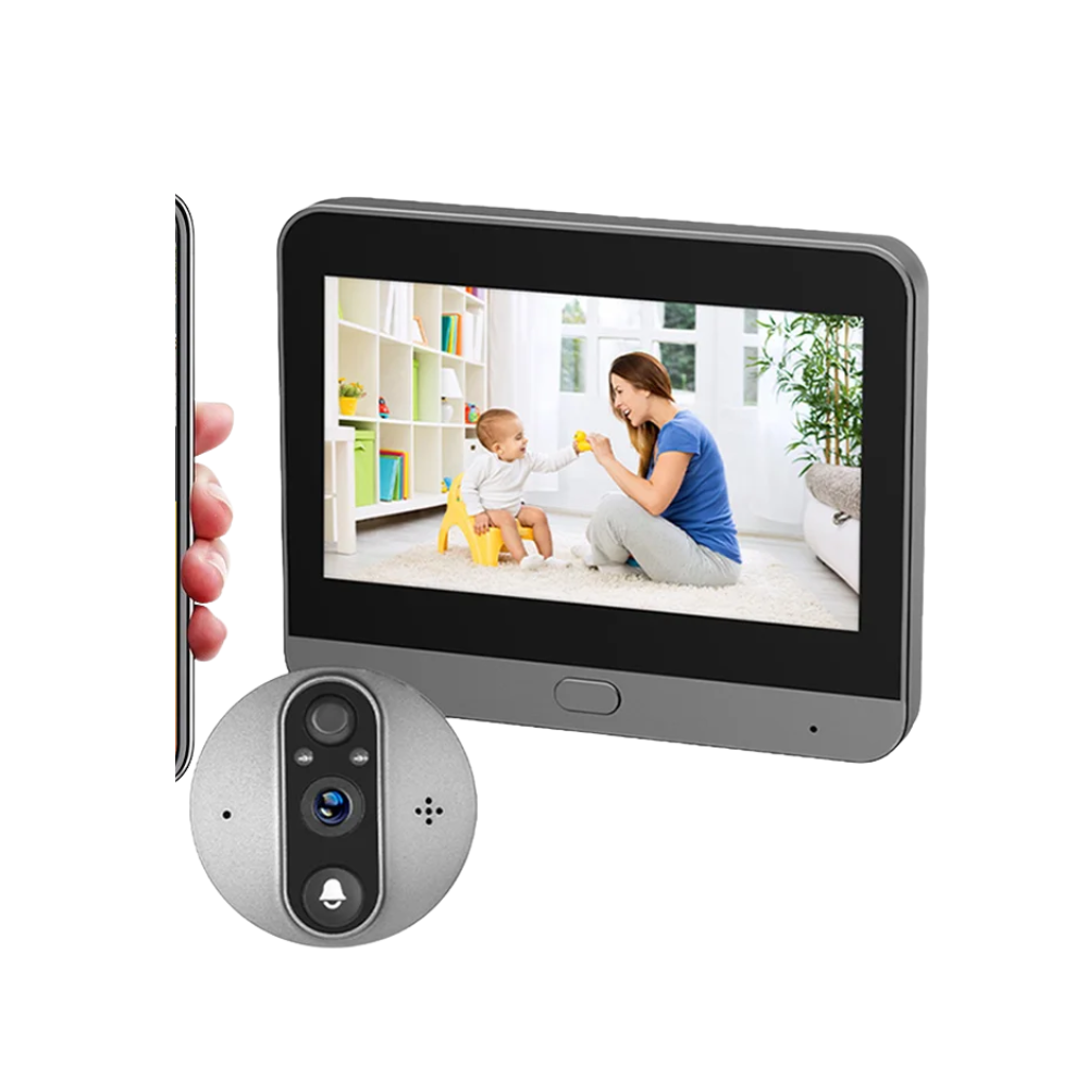 1080P Wireless Door Camera with PIR Motion Detection