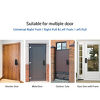 Outdoor Smart Lock with Remote, Fingerprint & Keypad Entry Reversible Handle Design