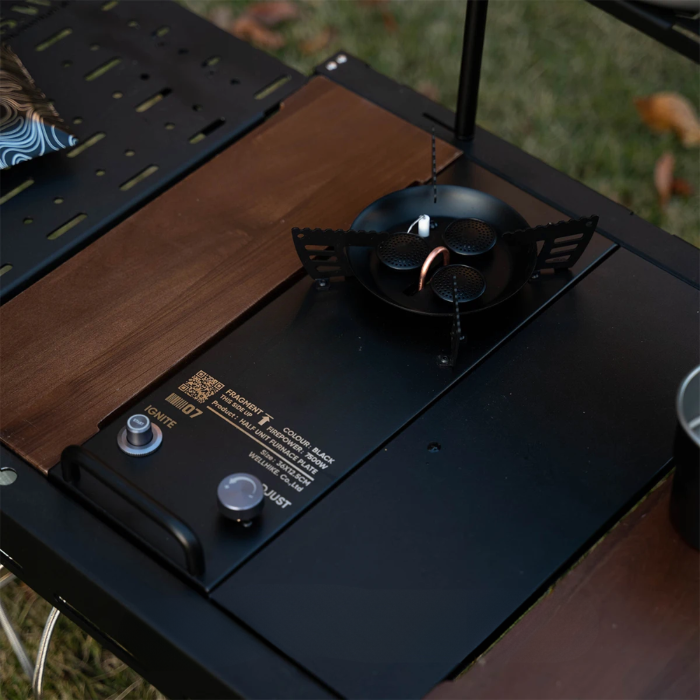 Aluminium Alloy Outdoor Gas Stove Table with Triple Burners