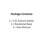 1500W Retro Style Electric Kettle Red – Rapid Boil, Heat Preservation, Long Spout
