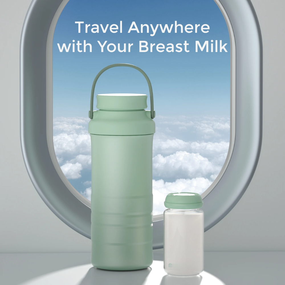 Portable 22oz Breast Milk Cooler with 24H Rechargeable Chilling Cordless & Travel-Friendly