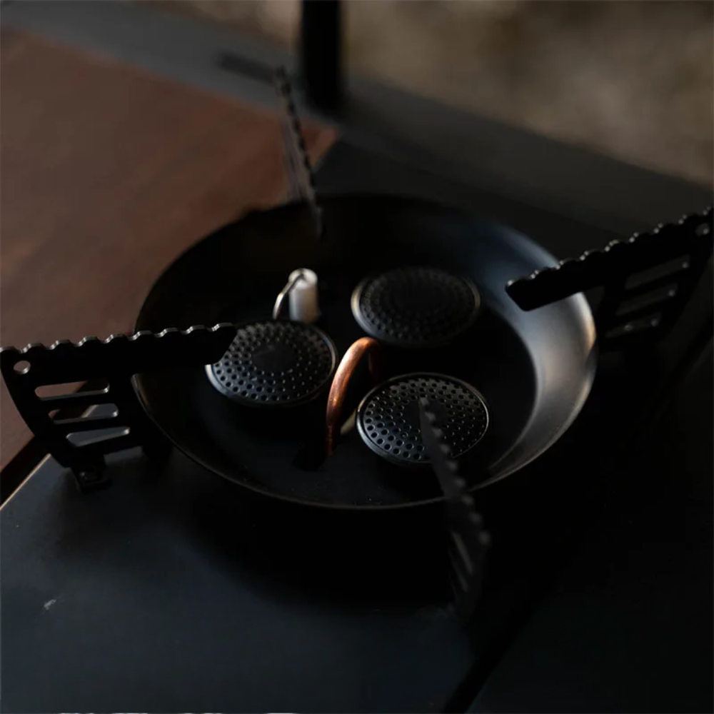 Aluminium Alloy Outdoor Gas Stove Table with Triple Burners