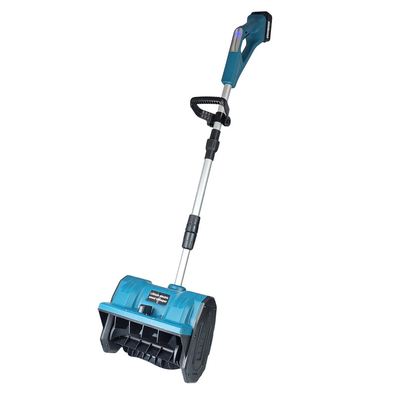 20V Cordless Electric Snow Thrower with 2Ah Battery and Quick Charging