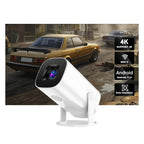 Compact Home Theater Projector 240 Lumens 720P Dual-Band WiFi Bluetooth 5.0 White