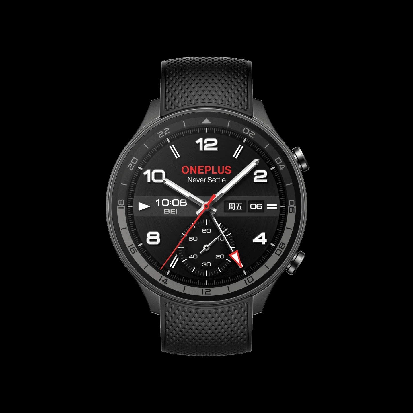 1.43” Wear OS Smartwatch with GPS and 32GB Storage