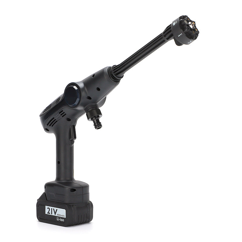 21V Cordless Pressure Washer with Rechargeable Battery and Multi-Mode Nozzle