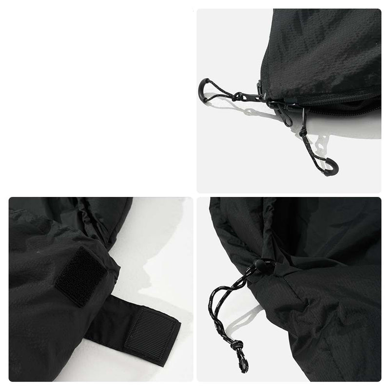 Lightweight Duck Down Camping Bag 5 to 15C Envelope Design for Hiking and Travel