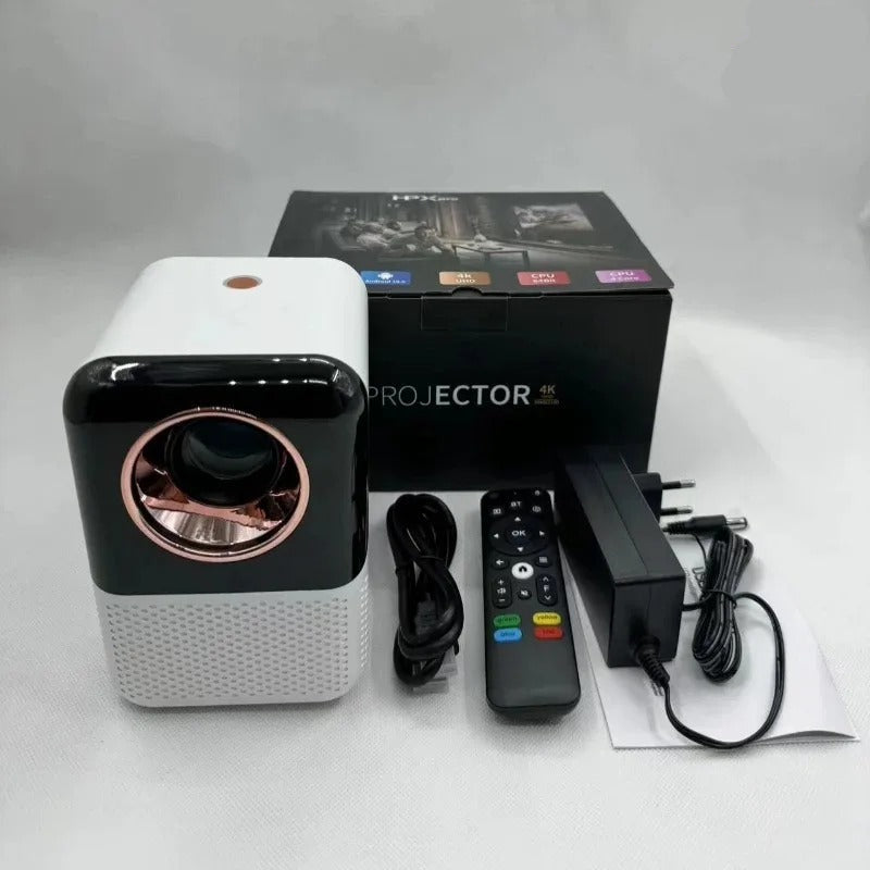 Compact Home Cinema Projector with Auto Keystone & Wireless Connectivity