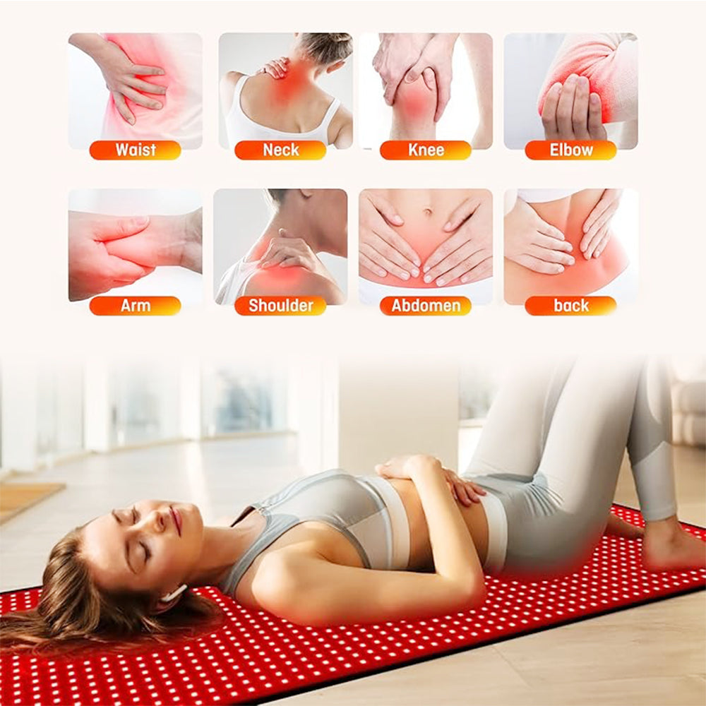 Full Body Red Light Therapy Panel 660nm & 850nm LEDs for Home Use