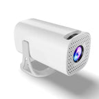 Compact Home Theater Projector with 150 Lumen Display Android 11 Wireless Streaming Support White